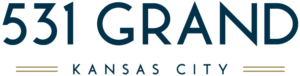 The 531 grand Kansas City logo with branding by ZIV