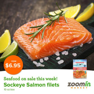 Zoomin Market ad for salmon