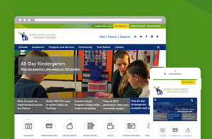 Poudre School District in Colorado user experience and web design by ZIV